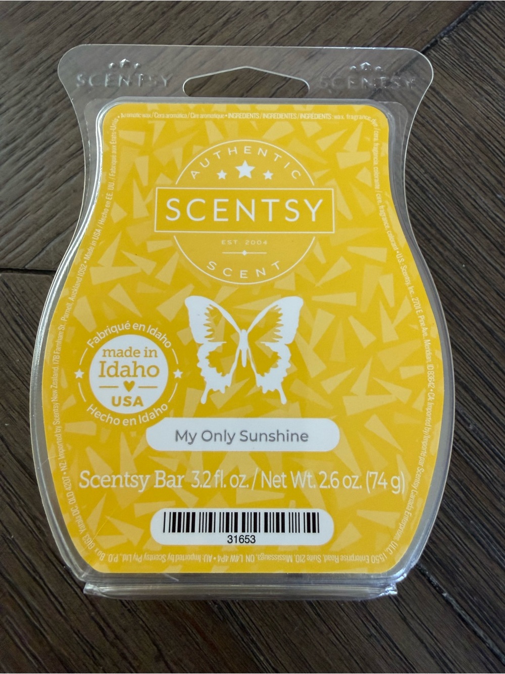 Scentsy My Only Sunshine Wax Bar – Retired BBMB